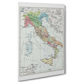 Antica Mappa Italia - Anno 1910